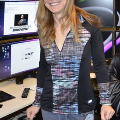 Madeleine p� jobbet